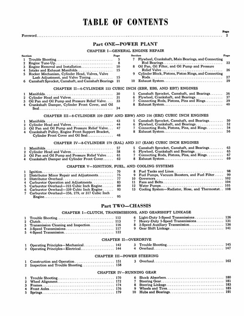 Service Manual for 1954-55 Ford Truck