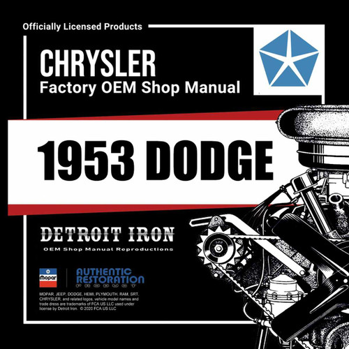 Digital Shop Manual and Resources for 1953 Dodge