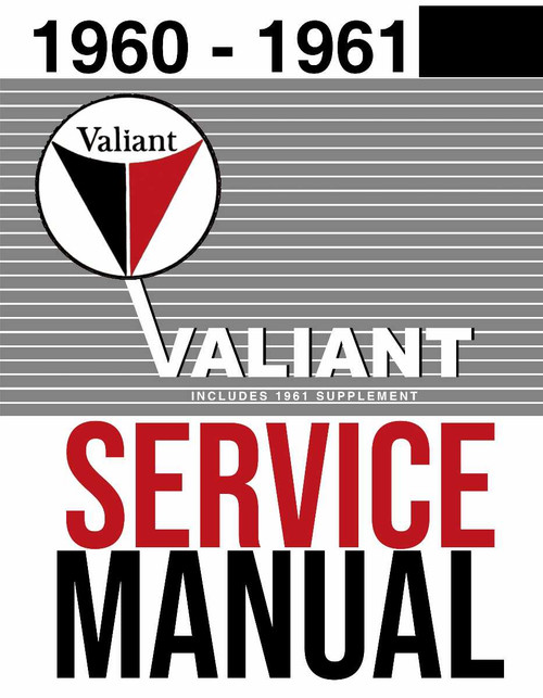Service Manual for 1960-1961 Plymouth Valiant
