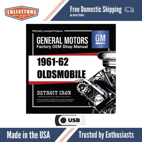 Digital Shop Manual and Resources for 1961-1962 Oldsmobile
