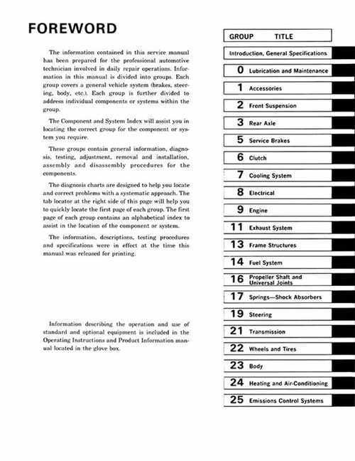 Service Manual for 1988 Dodge D/W 150-350 Truck, Ramcharger