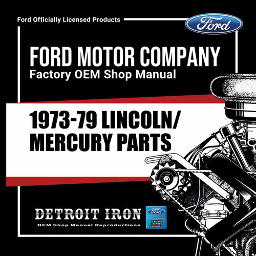 Digital Parts Manual for 1973-1979 Lincoln, Mercury