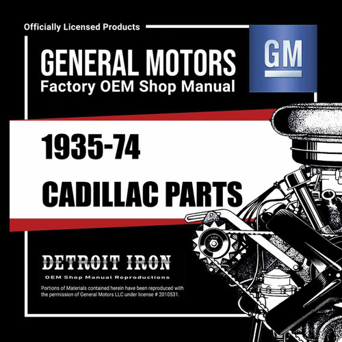 Digital Parts Manual for 1935-1974 Cadillac