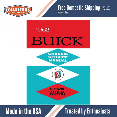 Service Manual for 1962 Buick LeSabre, Electra, Invicta