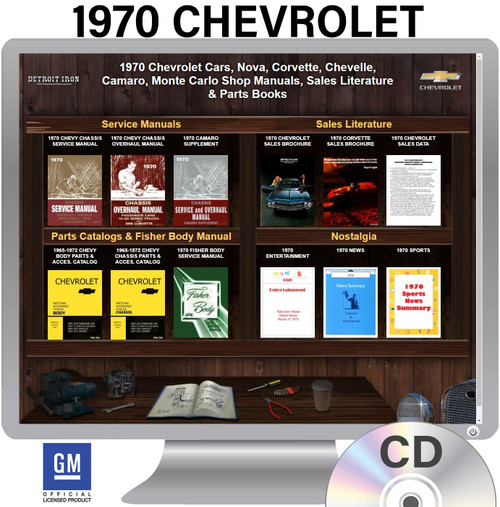 Digital Shop Manual and Resources for 1970 Chevrolet