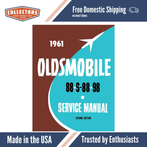 Service Manual for 1961 Oldsmobile 88, 98