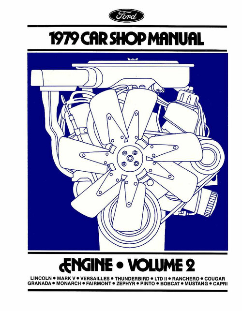 Service Manual for 1979 Ford and Lincoln and Mercury (5 Vol)