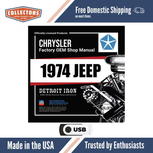 Digital Shop Manual and Resources for 1974 Jeep