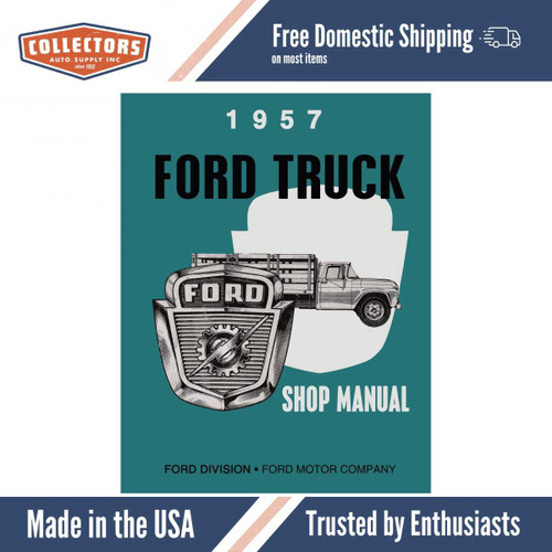 Service Manual for 1957 Ford Truck, F-100