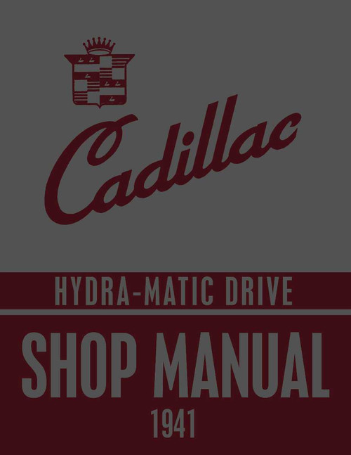 Service Manual for 1941 Cadillac Hydra-Matic Drive