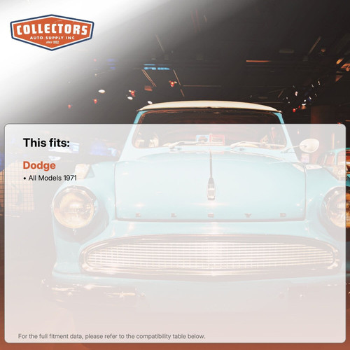 Service Manual for 1971 Dodge