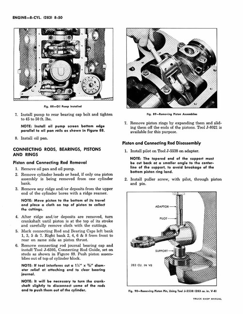 Service Manual for 1960 Chevrolet Truck