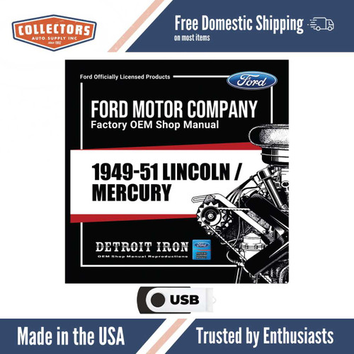 Digital Shop Manual and Resources for 1949-1951 Lincoln Mercury