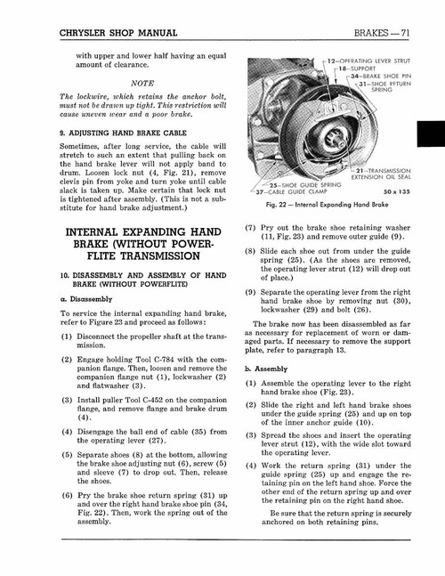 Service Manual for 1953 Chrysler