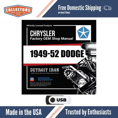 Digital Shop Manual and Resources for 1949-1952 Dodge