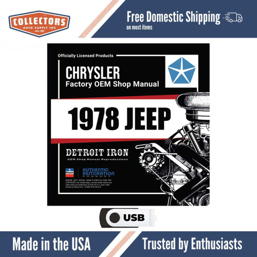 Digital Shop Manual and Resources for 1978 Jeep