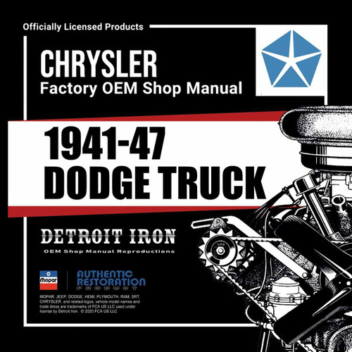 Digital Shop Manual and Resources for 1941-1947 Dodge Truck