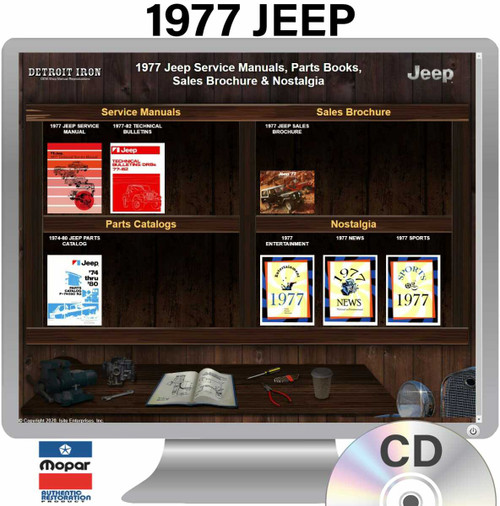 Digital Shop Manual and Resources for 1977 Jeep