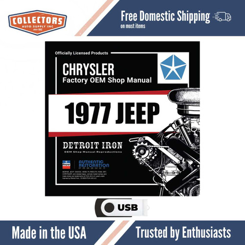 Digital Shop Manual and Resources for 1977 Jeep