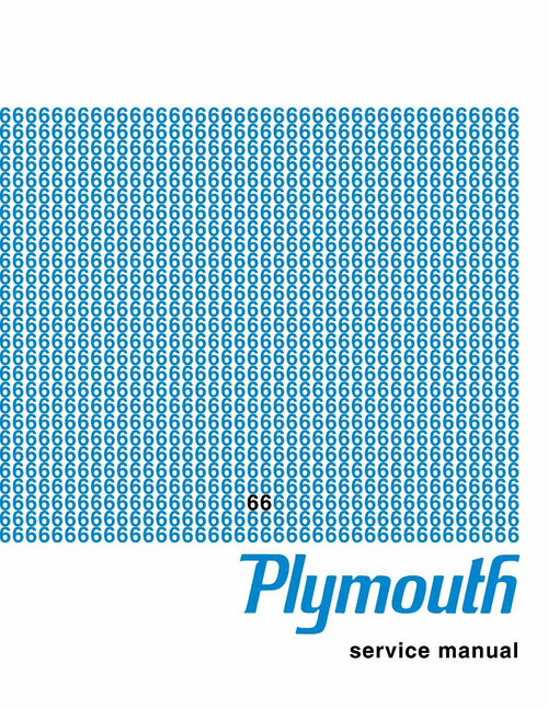 Service Manual for 1966 Plymouth