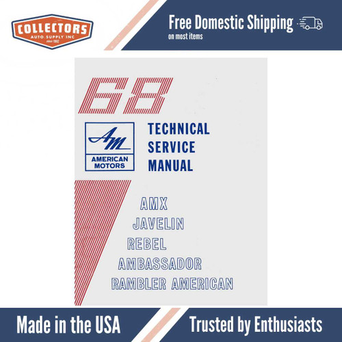 Service Manual for 1968 AMC and AMX