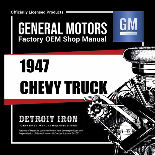 Digital Shop Manual and Resources for 1947 Chevrolet Truck