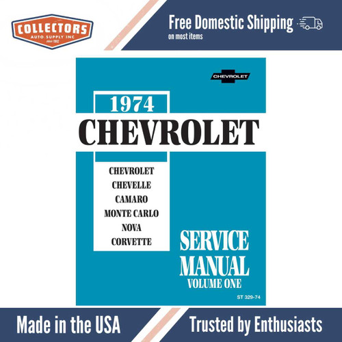 Service Manual for 1974 Chevrolet