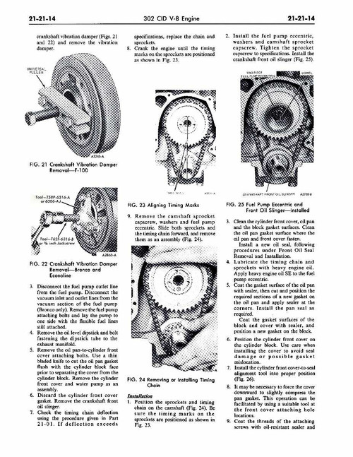 Service Manual for 1974 Ford Truck (5 Vol)