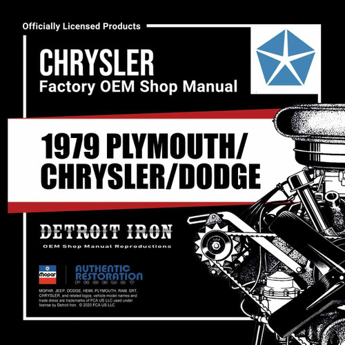 Digital Shop Manual and Resources for 1979 Plymouth, Chrysler, Dodge Models