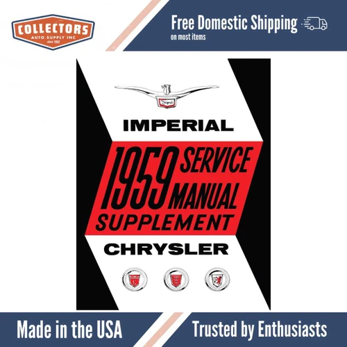 Service Manual for 1959 Chrysler Imperial