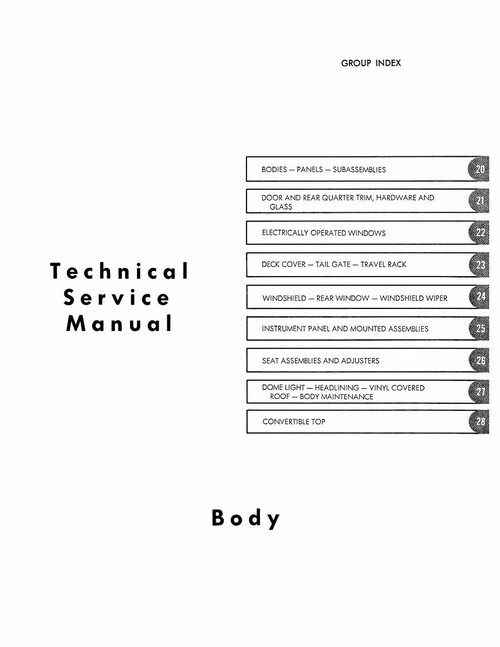 Service Manual for 1967 AMC Rebel, Ambassador, Marlin