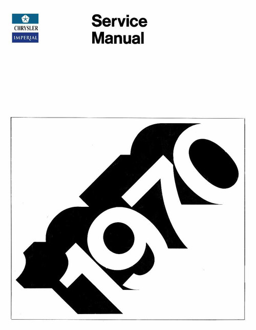 Service Manual for 1970 Chrysler Imperial