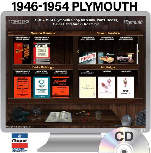 Digital Shop Manual and Resources for 1946-1954 Plymouth