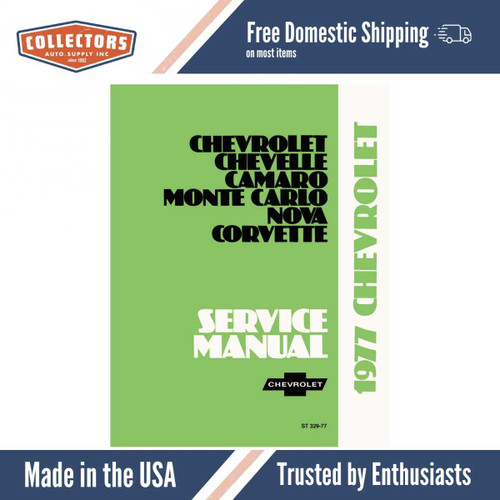 Service Manual for 1977 Chevrolet