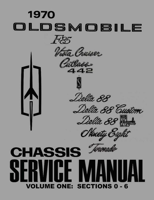 Service Manual for 1970 Oldsmobile