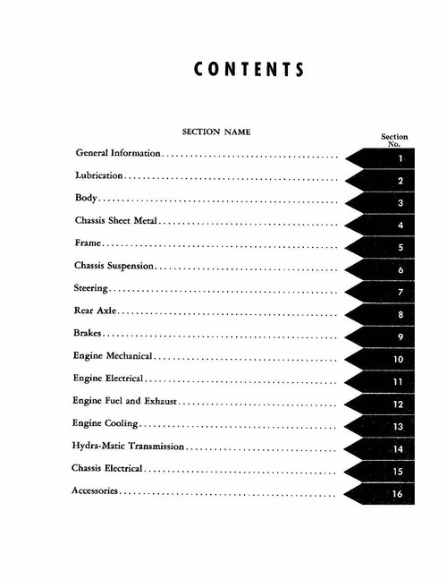 Service Manual for 1954-1955 Cadillac