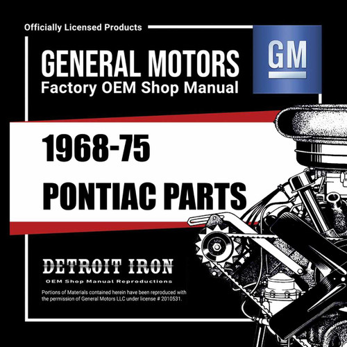 Digital Parts Manual for 1968-1975 Pontiac