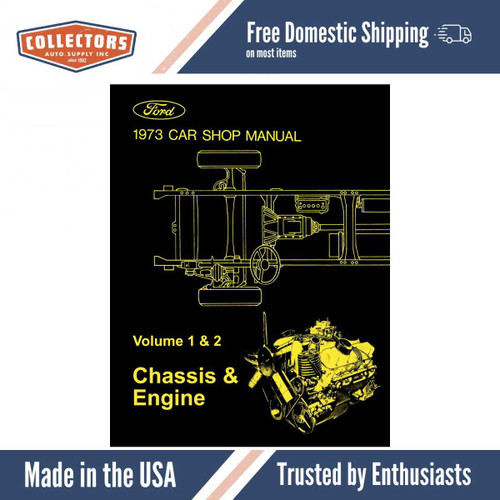 Service Manual for 1973 Ford and Lincoln and Mercury (5 Vol)