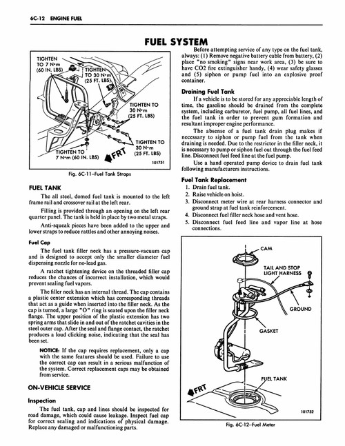 Service Manual for 1984 Chevy LD Truck S Series