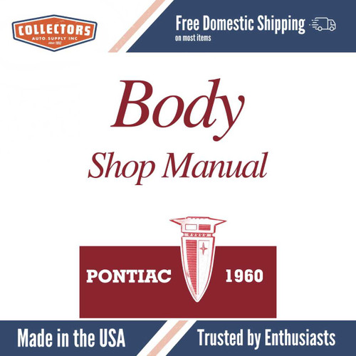 Body Shop Manual for 1960 Pontiac
