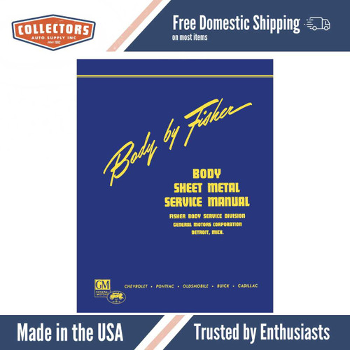 Service Manual for 1941-1942 Fisher Body Sheet Metal
