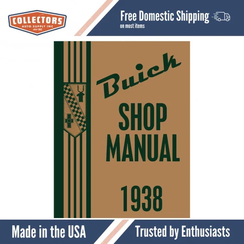 Service Manual for 1938 Buick