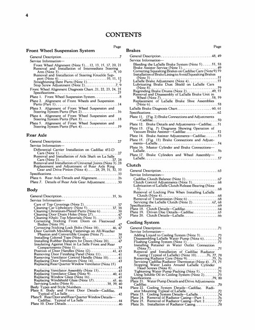 Service Manual for 1934-1935 Cadillac, LaSalle