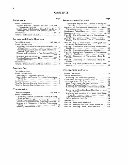 Service Manual for 1934-1935 Cadillac, LaSalle