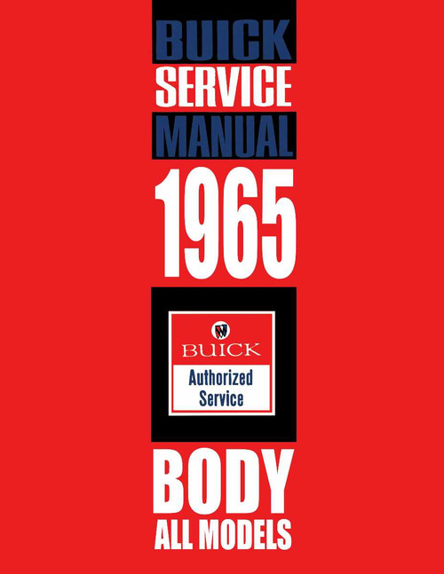 Body Shop Manual for 1965 Buick All Models