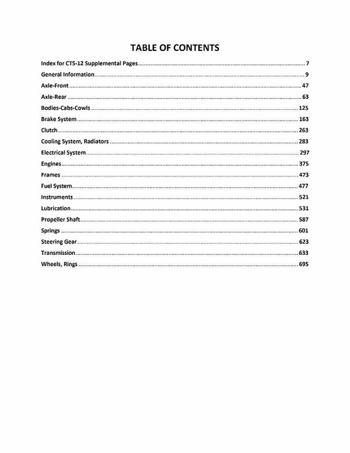 Service Manual for 1950-1955 International L and R Series Truck
