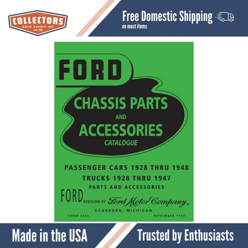 Parts Catalog for 1928-1948 Ford