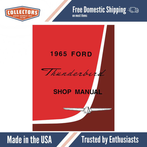 Service Manual for 1965 Ford Thunderbird