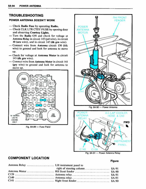 Electrical Manual for 1982 Chevrolet (Color)