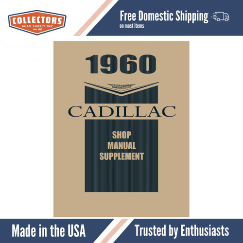 Service Manual for 1960 Cadillac
